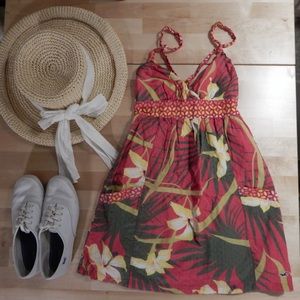 SOLDRed Island Print Hollister Dress